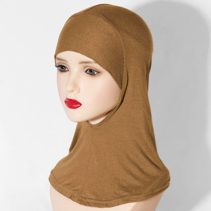 Multi-Color Breathable Neck High Elastic Base Cap Cover Turban