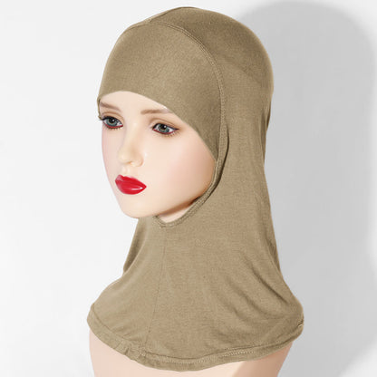 Multi-Color Breathable Neck High Elastic Base Cap Cover Turban