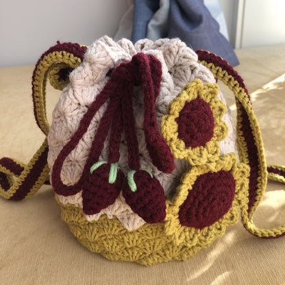 Cloth Fragrance Hand-knitted Wool Bag