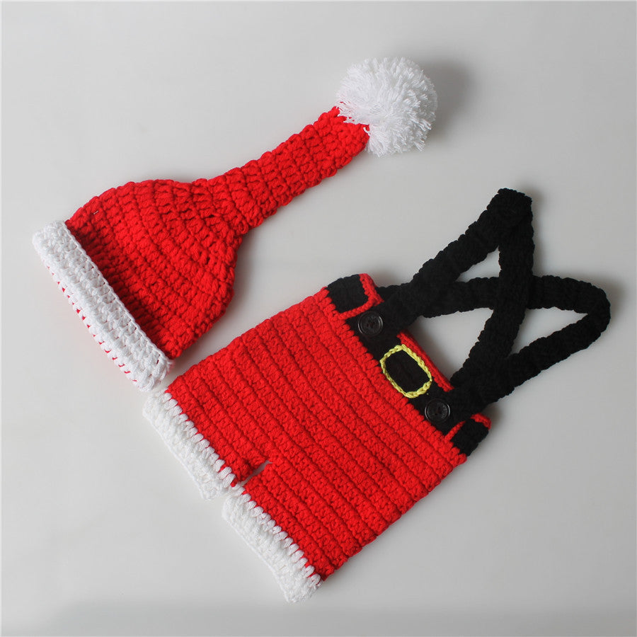 Red wool christmas dress