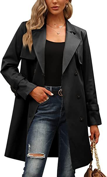 Autumn Women's Double Breasted Casual Coat