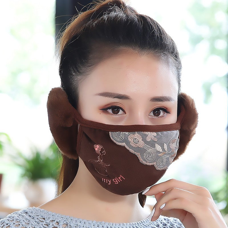 Winter Windproof Warm Mask Womens Earmuffs