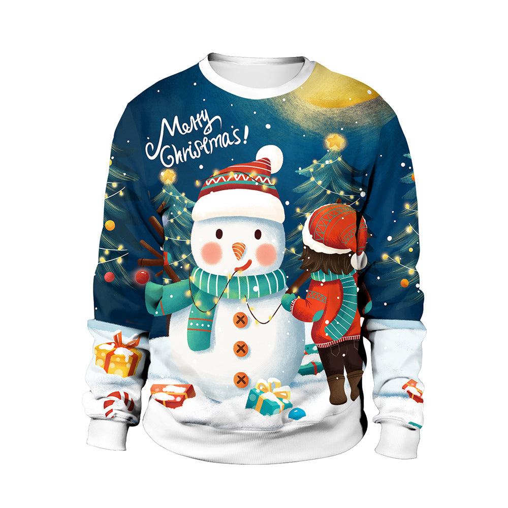 Women's Christmas Dress Crew Neck Sweatshirt