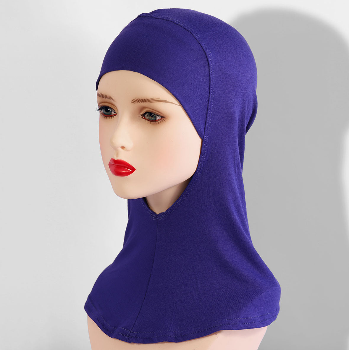 Multi-Color Breathable Neck High Elastic Base Cap Cover Turban