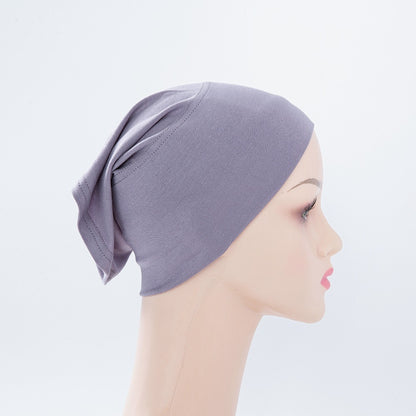 Modal Mercerized Cotton Multicolor Bottoming Hood Jersey Stretch Pile Cap