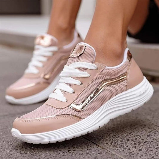 Lace-up Sports Style Low-top Shoes Women