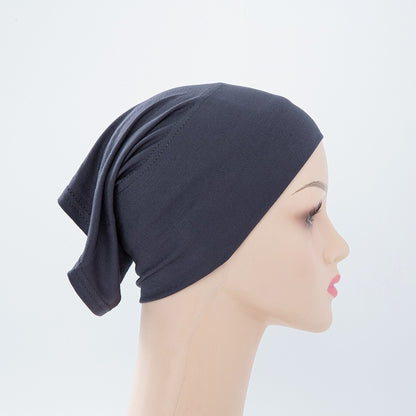 Modal Mercerized Cotton Multicolor Bottoming Hood Jersey Stretch Pile Cap