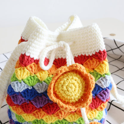 Cloth Fragrance Hand-knitted Wool Bag