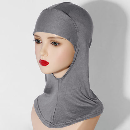 Multi-Color Breathable Neck High Elastic Base Cap Cover Turban