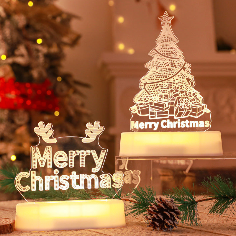 Christmas Decoration 3D Lamp Night Lights