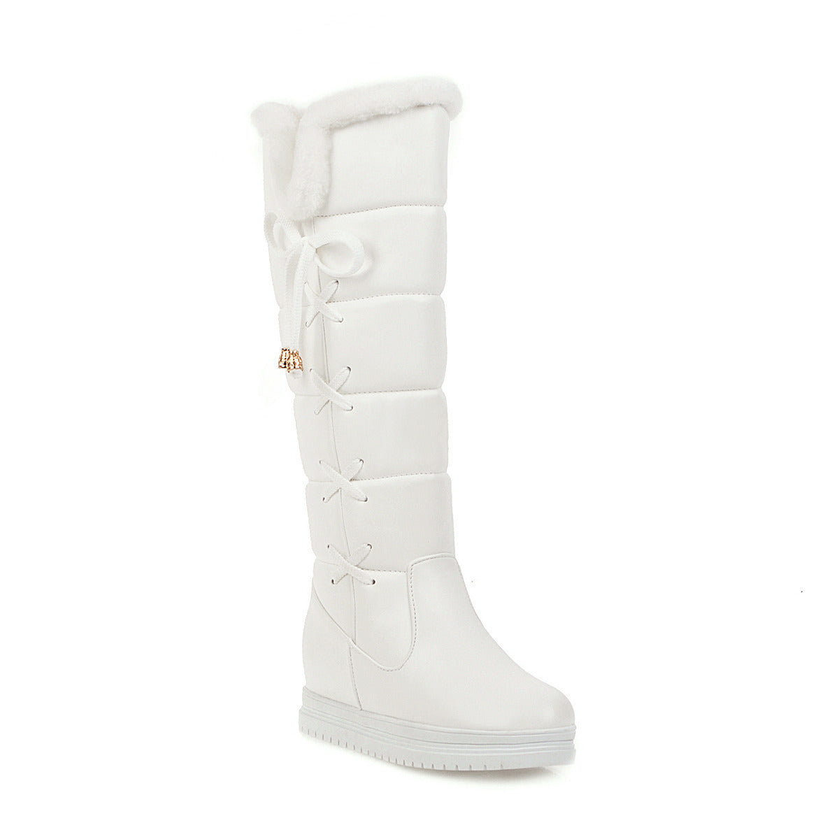 Simple Casual Plus Size Women's Knee-high Snow Boots